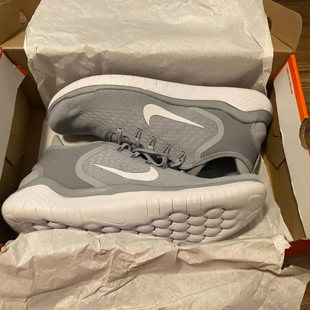 Brand New Nike Free Run Wolf Grey Men's 13